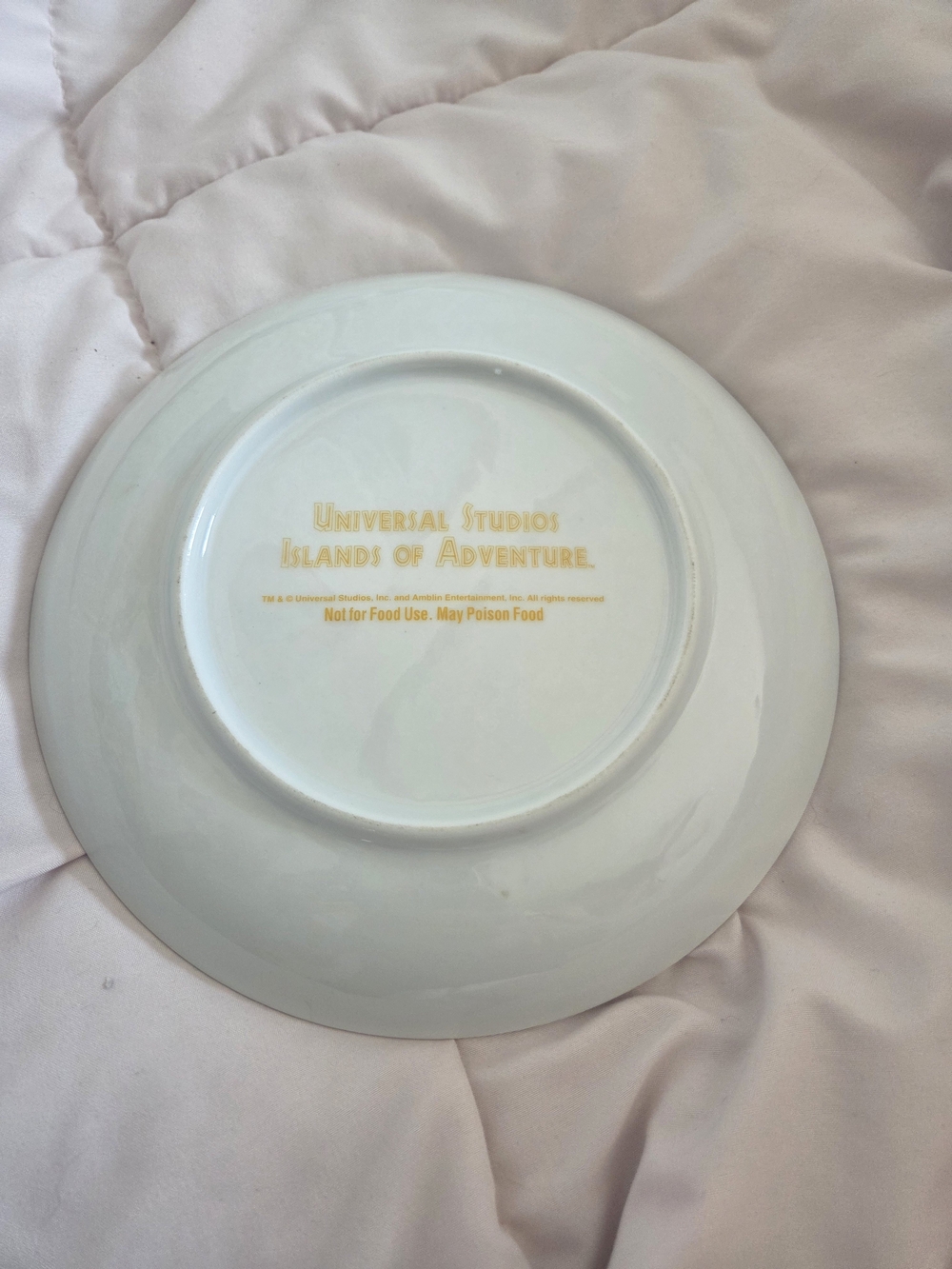 Jurassic Park Collectible Plate - Logo & T-Rex Design - Picture 2 of 2